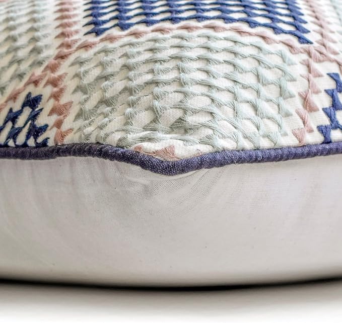 HomeCentric Blue Decorative Bed Runner CA King 86"x18" - Image 8