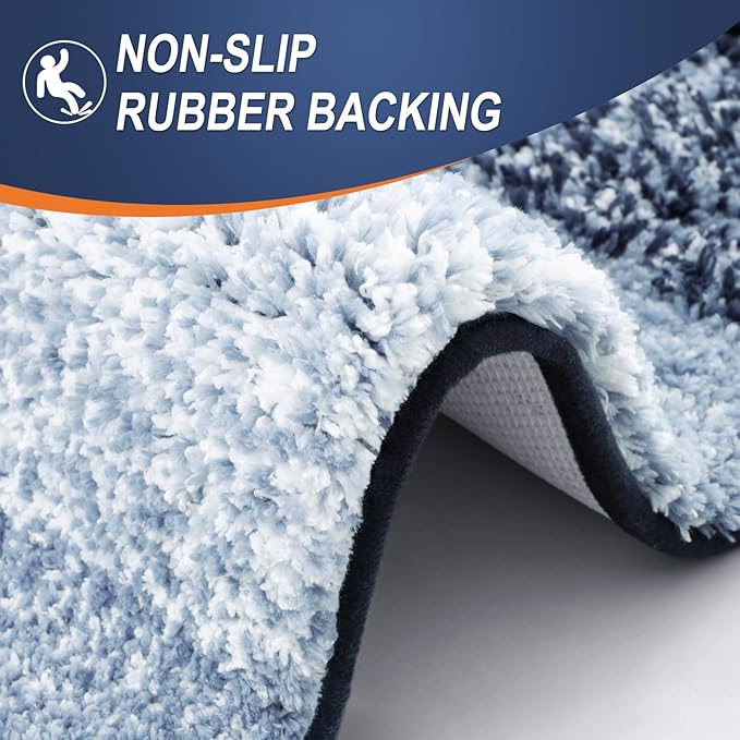 OLANLY Bathroom Rugs Mat 36x24, Extra Soft Absorbent Microfiber Bath Rugs - Image 4