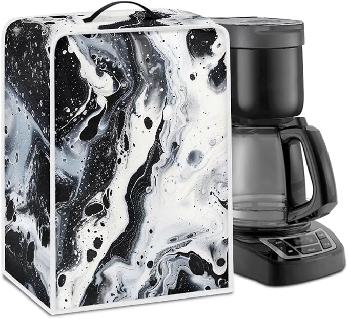 Marble Coffee Maker Cover Protector by Unknown