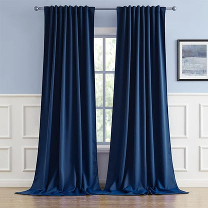 DUALIFE Blackout Curtains Thermal Insulated Blackout Drapes Window Treatment by DUALIFE