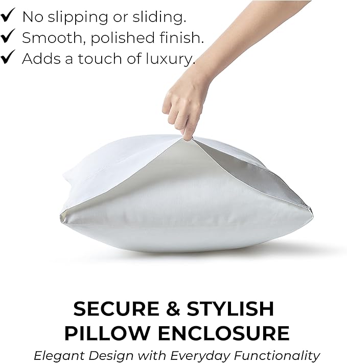 100% Natural Cotton Sheets Queen Size Bed Set | 500 TC Single-Ply Sateen Weave - Image 5