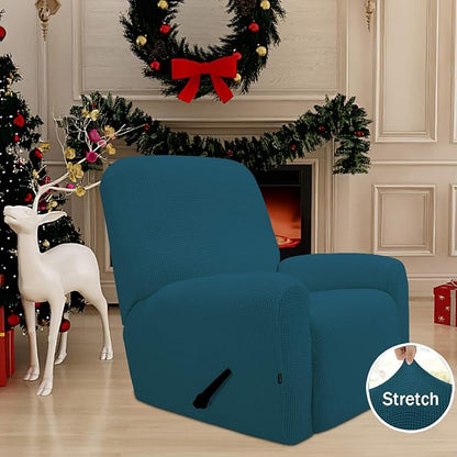 Easy-Going Recliner Stretch Sofa Slipcover Sofa Cover 4-Pieces Furniture - Image 2