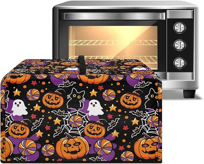 Microwave Oven Grill Cover, Halloween Pumpkin Waterproof Heat-Resistant - Image 2