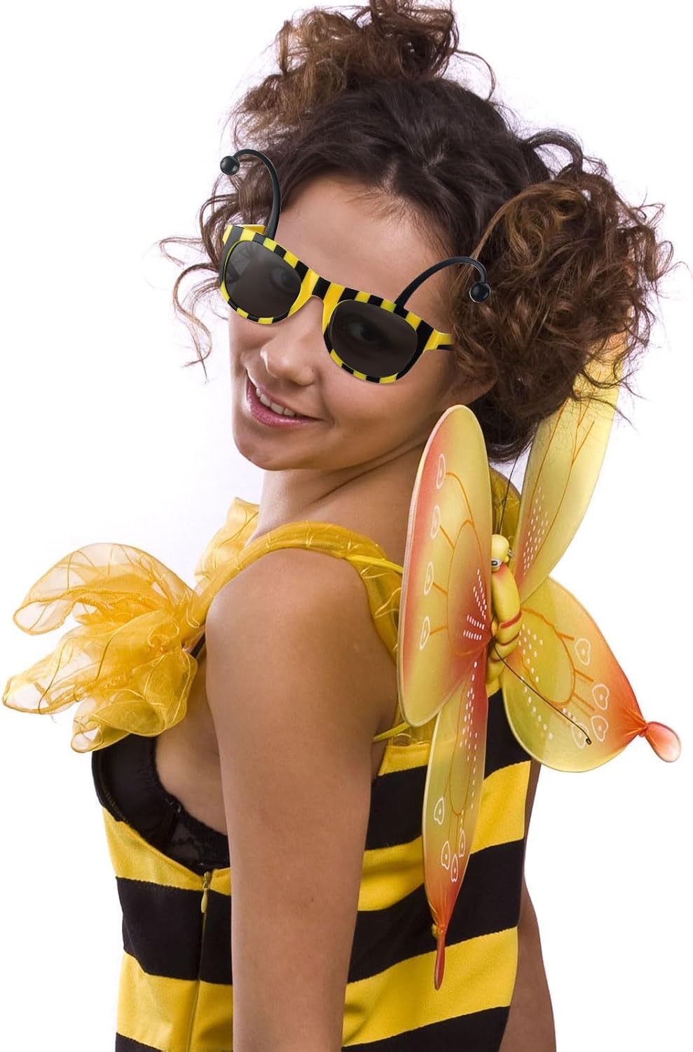 Bencailor 24 Pcs Halloween Bee Glasses Costume Honey Bee Costume