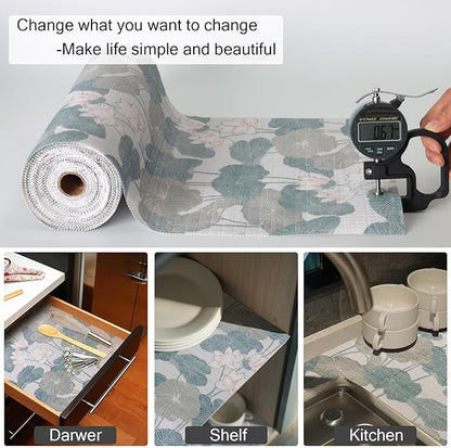 Shelf and Drawer Liner for Cabinets, Non-Adhesive and Strong Non-Slip 12IN x - Image 5