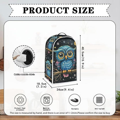 Cartoon Owl Blender Covers for Kitchen Cute Small Appliance Covers Universal - Image 5