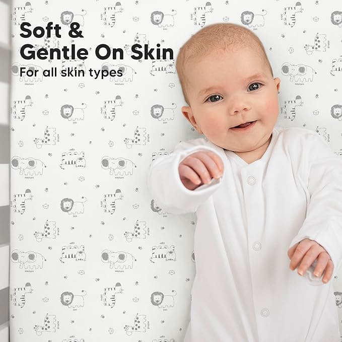 KeaBabies 2-Pack Baby Crib Sheets - Image 4
