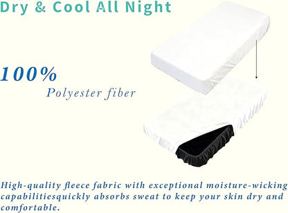 Fitted Sheets 31x75 Inches, 1 Pack Super Soft Microfiber Cot Size Sheet Set - Image 7