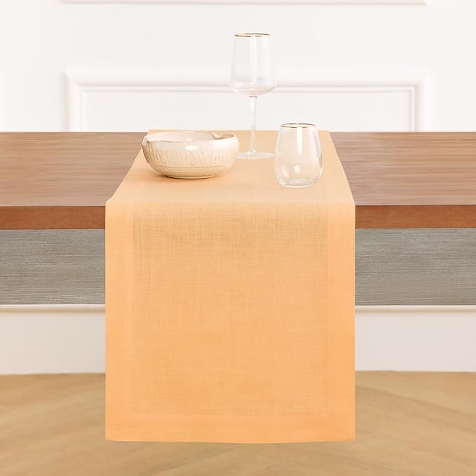 Solino Home Linen Table Runner 72 Inches Long by SolinoHome