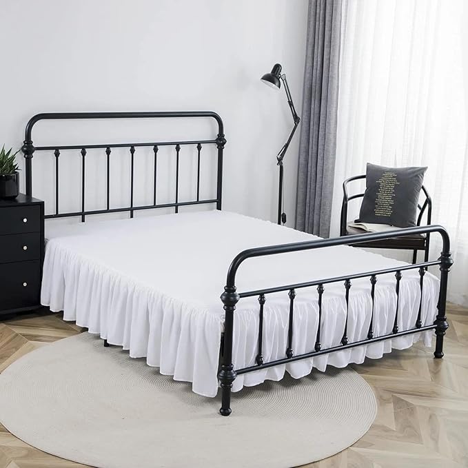 Bed Skirt King Size Ruffled Bed Skirts - Image 2