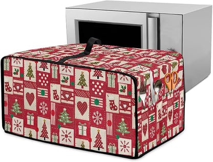Christmas Decor Air Fryer Toaster Oven Dust Cover Washable Convection Oven by Garucesta