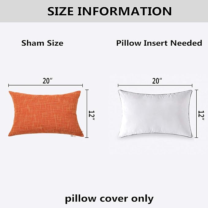 Kevin Textile Pack of 2 Fall Lumbar Pillow Covers Deluxe Home Decorative Super - Image 5