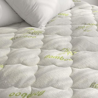 Air Mattress Cover Twin Size, Thick Viscose Made from Bamboo Quilted Mattress - Image 2