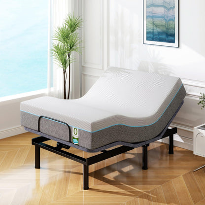 vipbear adjustable bed base full massage with 12", main product view