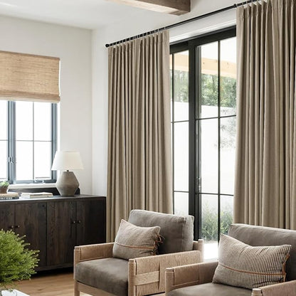Khaki Blackout Curtains 84 Inch Long - Image 7