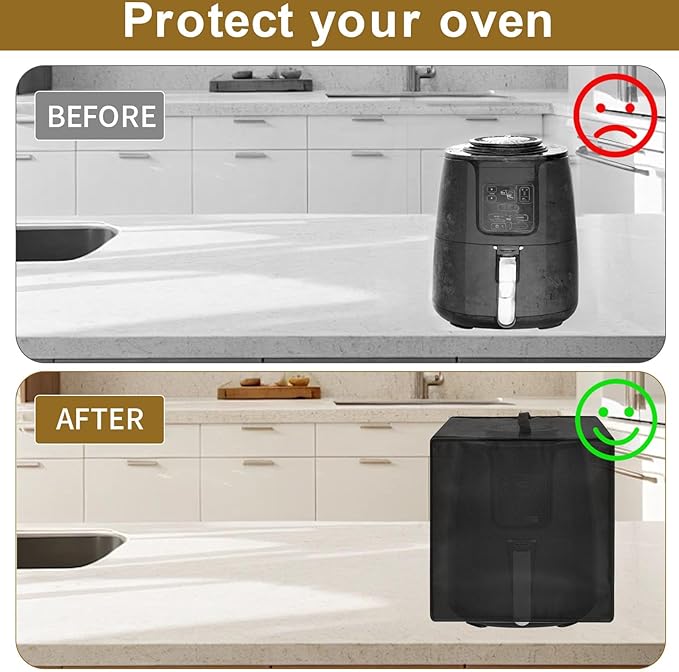 Air Fryer Cover for Ninja AF101 4QT, Fits Instant Pot Vortex 6QT XL & Chefman - Image 6