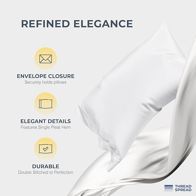 THREAD SPREAD 100% Egyptian Cotton Sheets California King Size - Image 4