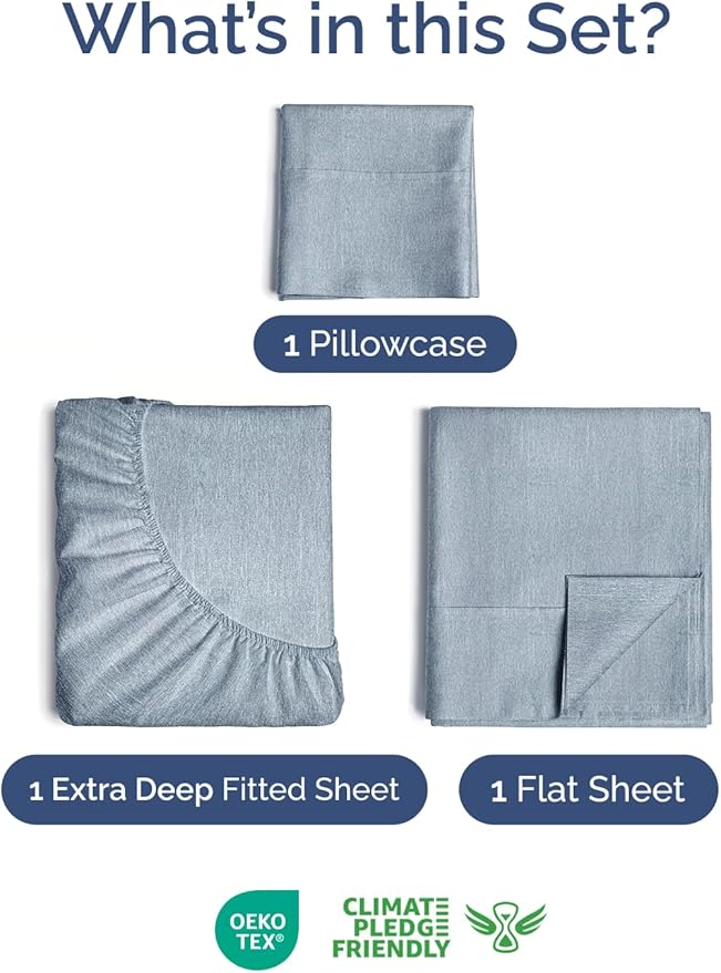 Extra Deep Pocket Twin XL Sheets - Image 2