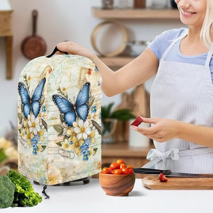 Blender Cover Stand Mixer Covers Boho Floral Butterfly Anti Fingerprint Dust - Image 2