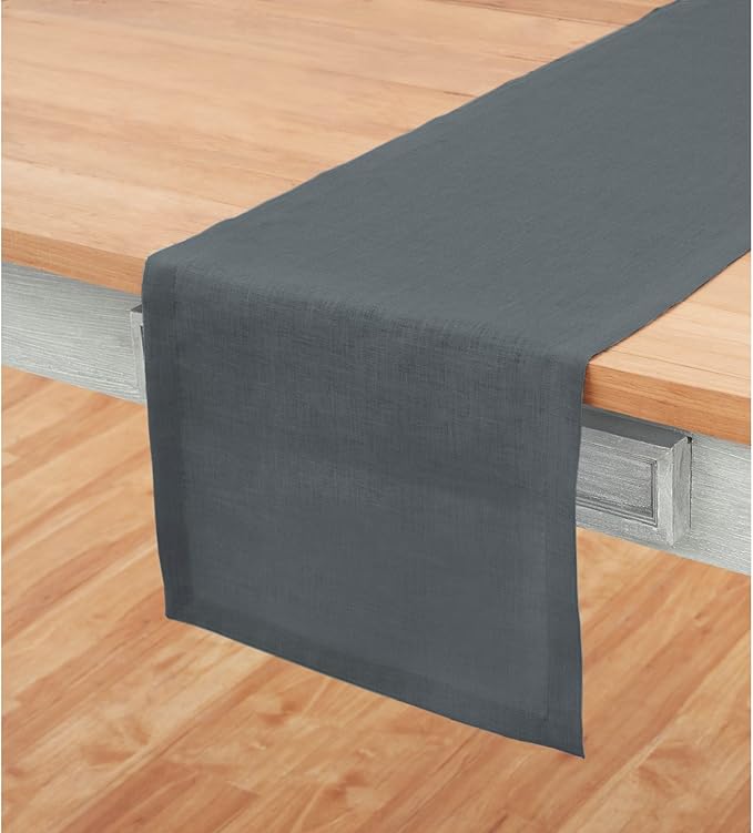 Solino Home Linen Table Runner 120 Inches Long - Image 2