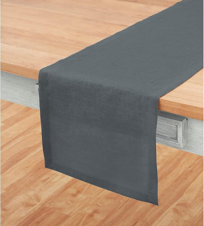 Solino Home Linen Table Runner 120 Inches Long - Image 2