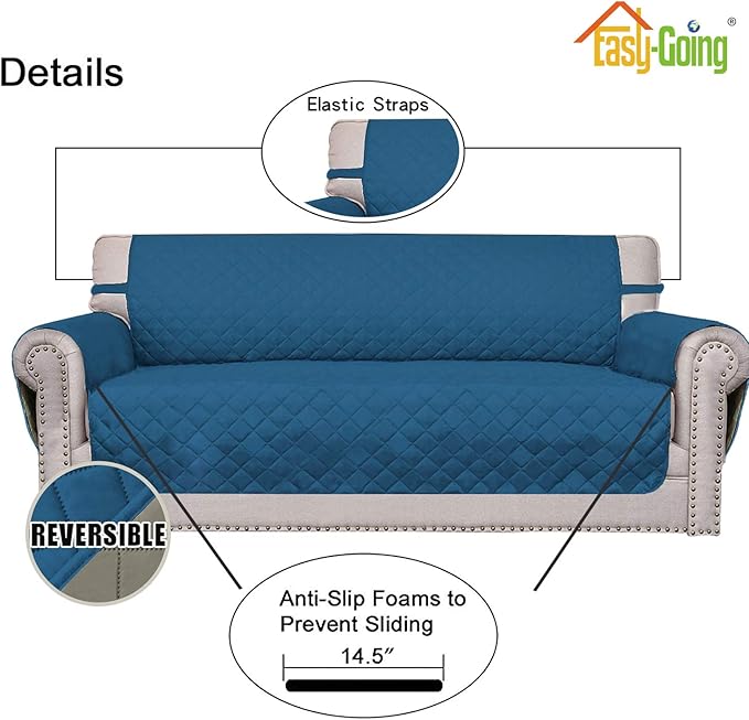 Easy-Going Reversible Oversized Couch Cover - Image 3