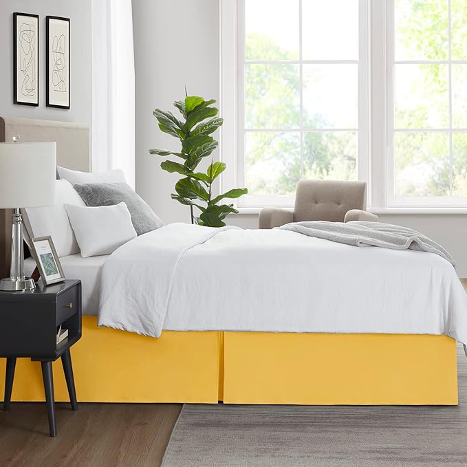 Nestl Yellow Full Bed Skirt - Image 7