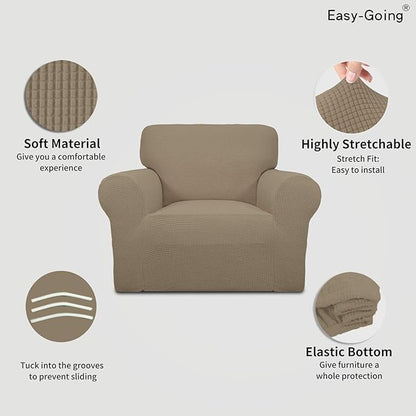 Easy-Going Stretch Chair Sofa Slipcover 1-Piece Couch Sofa Cover Furniture - Image 3