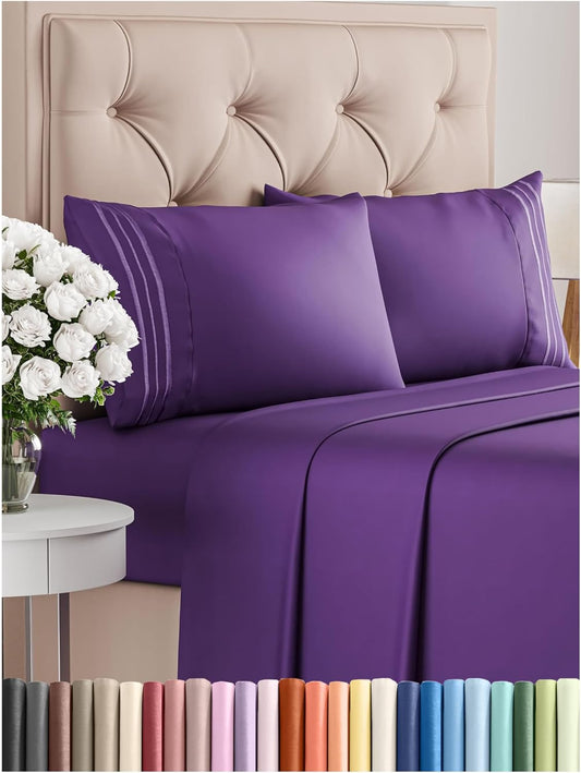 King Size 4 Piece Sheet Set