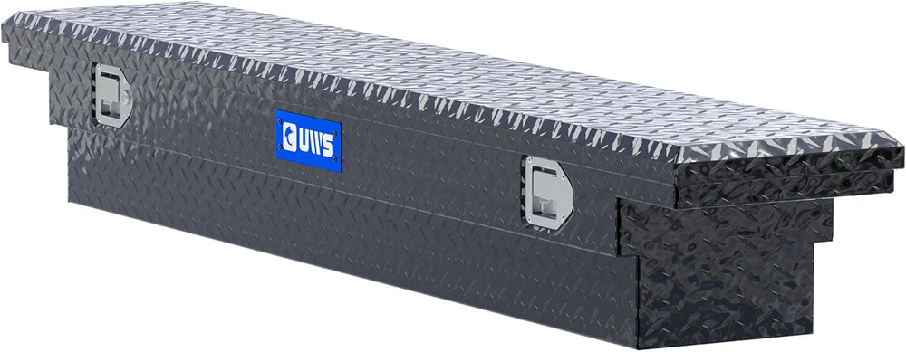 UWS EC10552 69-Inch Gloss Black Heavy-Wall Aluminum Slim Truck Tool Box with ...