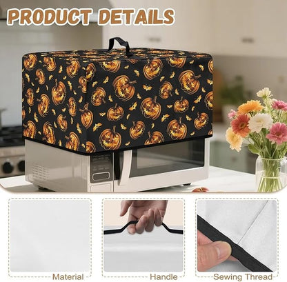 Microwave Oven Dust Cover, Halloween Pumpkin Protective Dust Cover - Image 7
