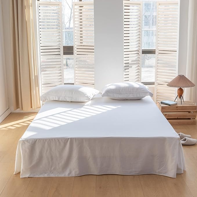 BISELINA French Linen Bed Skirt by BISELINA