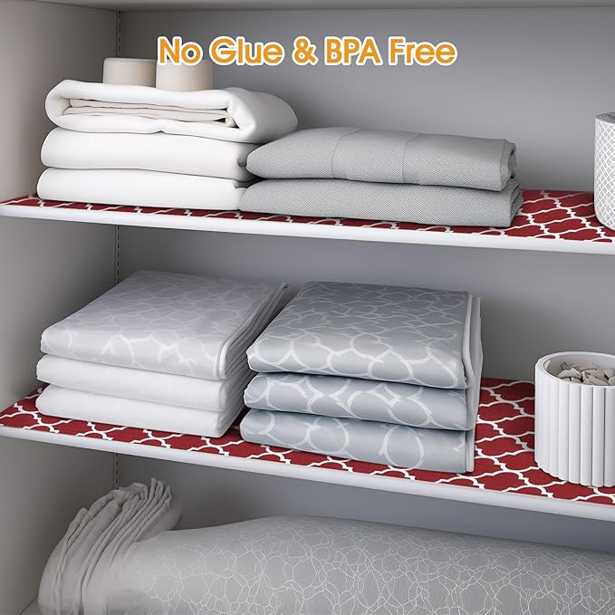 Shelf and Drawer Liner for Kitchen Cabinets Non-Adhesive, Strong Grip Non-Slip - Image 6