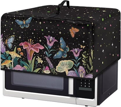 Microwave Oven Cover, Butterfly Heat-Resistant Polyester Machine Protector by Unknown