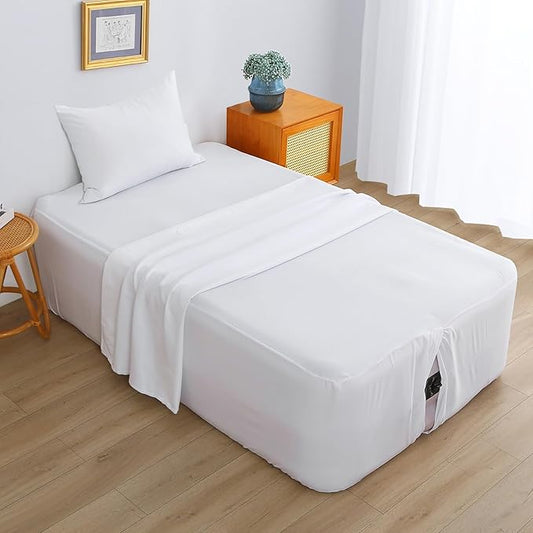 Air Mattress Sheet Set for 16-24 Inch Air Beds Twin Size, Deep Pocket Fitted by Antranfour