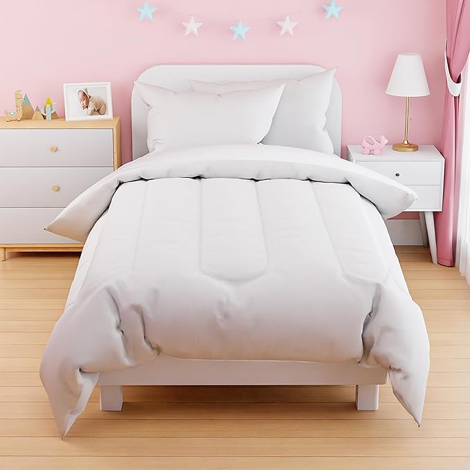 SANDJEST White Duvet Cover Sets Full Size - Image 7