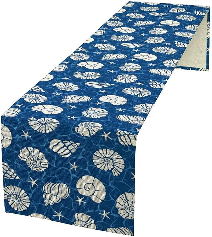 Ocean Conch Tiers and Table Runner by ShiTingYu
