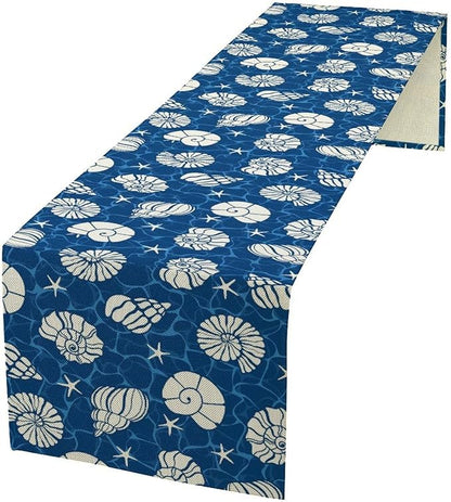 Ocean Conch Tiers and Table Runner by ShiTingYu