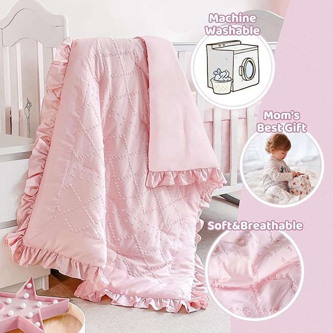 Wowelife Boho Mini Crib Bedding Set - Image 3