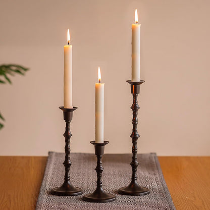 NUPTIO Halloween Candle Holder for Candlestick: Gothic Taper Candleholders