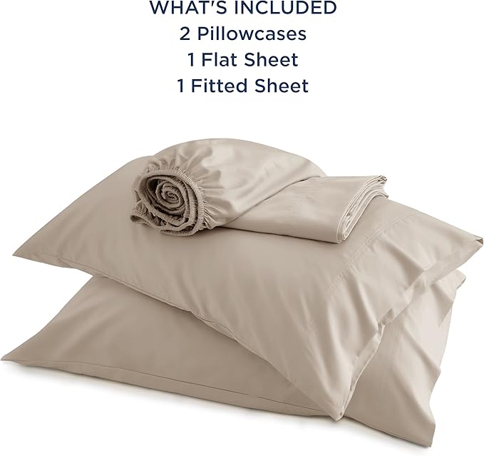 Bedsure California King Sheet Sets, Cooling Sheets, Rayon Derived from Bamboo - Image 6