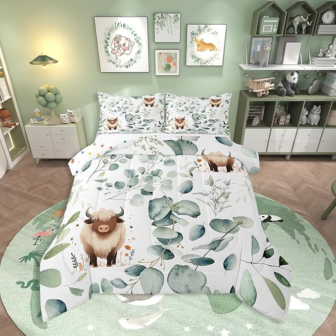 Erosebridal Boys Cartoon Animal Bedding Twin by Erosebridal
