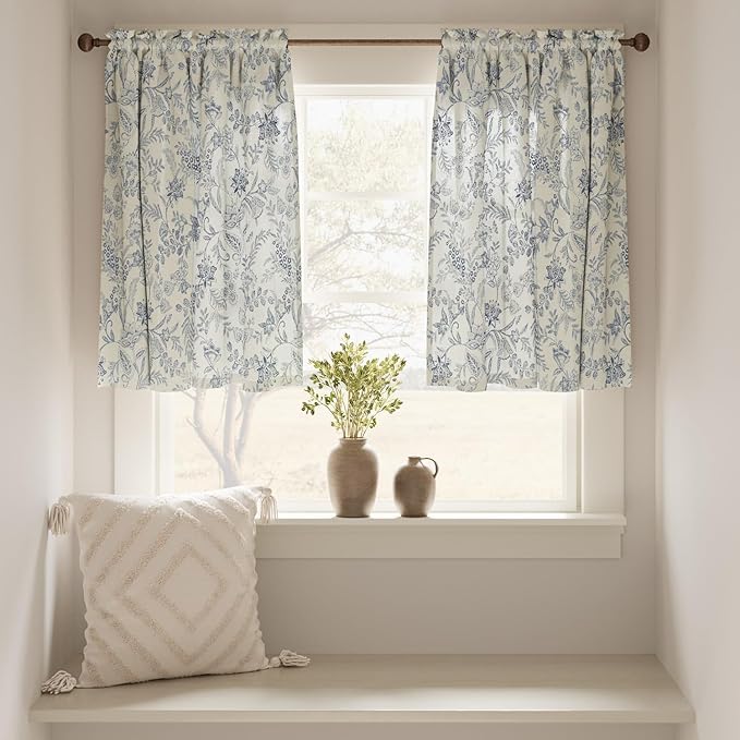 jinchan Floral Kitchen Curtains - Image 2