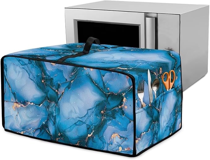 Toaster Oven Dust Cover with Storage Pockets, Dust Protection Smart Oven Cover by Garucesta