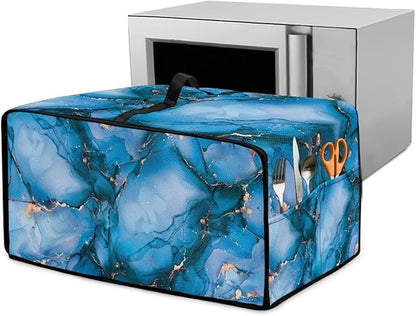Toaster Oven Dust Cover with Storage Pockets, Dust Protection Smart Oven Cover by Garucesta