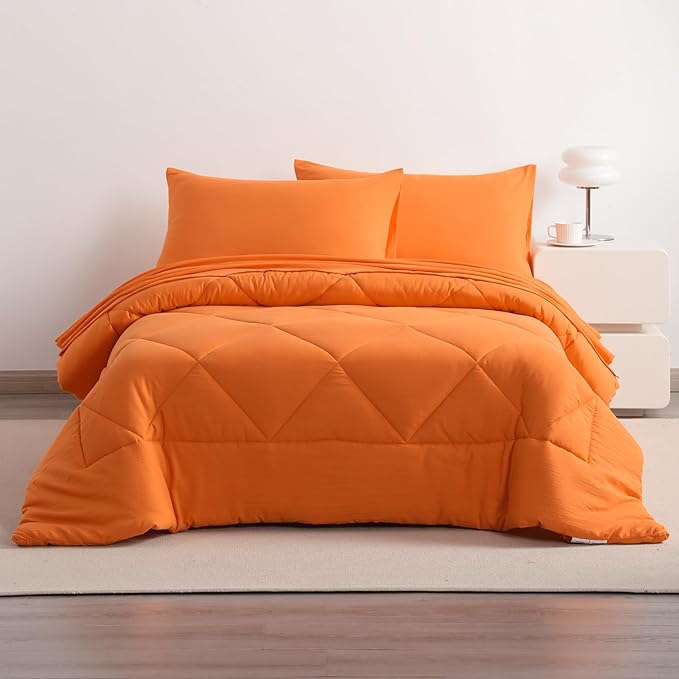 NTBAY Twin Comforter Set with Sheets, 5 Pieces Soft and Breathable Twin Bedding - Image 7