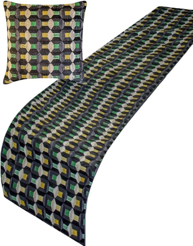 The HomeCentric Green Bed Runner by TheHomeCentric