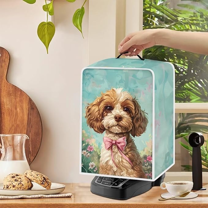 Mumeson Cute Dog Coffee Maker Stand Mixer or Coffee Maker Appliance Dust and - Image 3