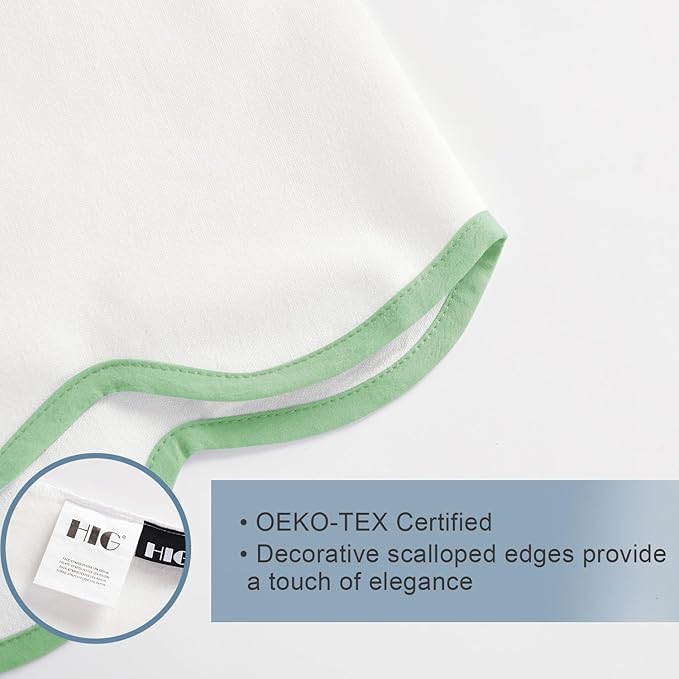HIG Off-White Chic Twin XL Bed Skirt - Image 6