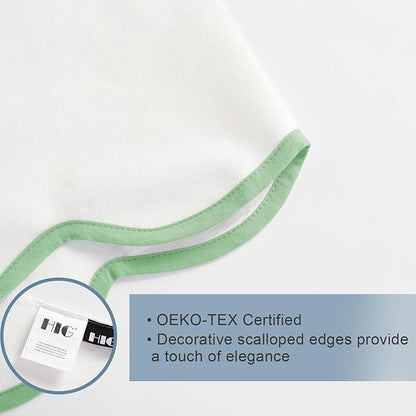 HIG Off-White Chic Twin XL Bed Skirt - Image 6